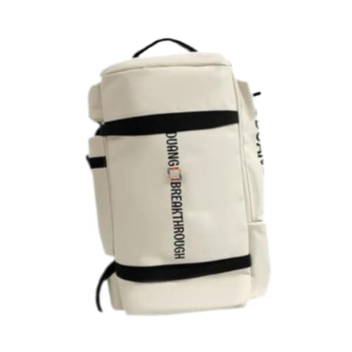 QUILSTM Stylish Practical Ski Backpack Large Capacity Travel Outdoor Sports For All Ski Lovers And Adventurers Backpack Boot Bag Travel Outdoor Sports, Beige, 60 x34 x27 cm