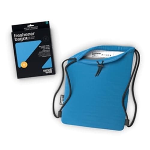 SmellWell FRESHENER Bag Extra Large Odour Eliminating Air Purifying Bag Moisture Absorber Used for Gym, Shoes, Home 20 litres (39CM X 50CM) (Blue)