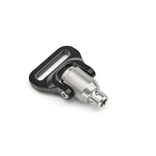 3 Legged Thing QDM - Quick Detach Swivel for AXIS Camera Straps, Magnesium Alloy, Stainless Steel, Universal Strap Converter (Black)
