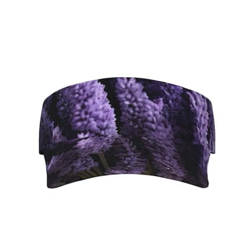 FBGHHTY Lavender Bouquet Print Uv Protection Breathable Cap Unisex Sports Sunscreen Hat Fishing Golf Beach Travel