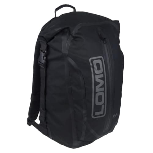 Lomo Dry Bag Daysack 30L - Black Waterproof Rucksack Roll Top