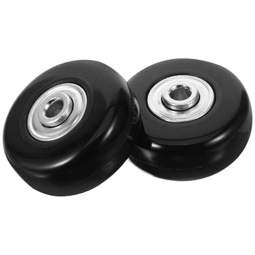 LIGHTAOTAO Wheels Bearings Rubber for Black Metal Luggage and Swivel with 2pcs Suitcase Replacement Repair Kits Smooth Movement Replacement Parts for Travel Suitcases