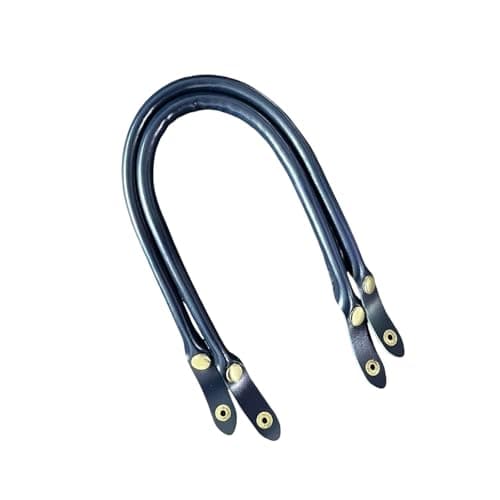 XAGMODSHN PU Leather Handles 47cm with Quick-Release Snaps, Blue