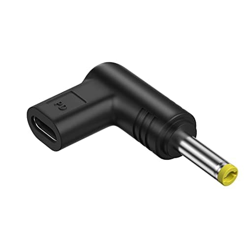 BOGEEL USB C to Power Connector 15V Type C to Plug Charging Adapter Converter for Laptop Router,Plastic