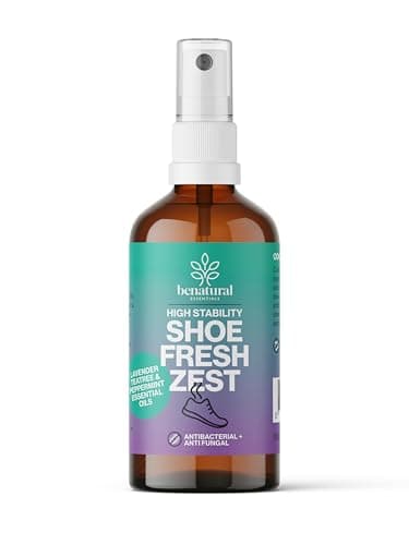 Benatural Essentials Antibacterial Colloidal Silver Shoe Fresh Deodoriser with Lavender, Peppermint & Tea Tree Essential Oil