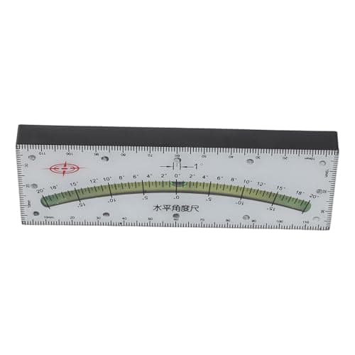 Zerodeko Rv and Accurate Leveling with Adhesive Attachment Level Gauge Plastic Inclinometer for Trailer and Truck Outdoor Adventure Travel Measuring Tool