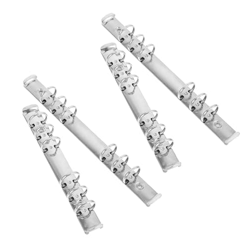 4pcs Stainless Steel Binder Creative File Clip