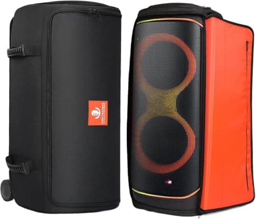 YUULNMOP Portable Speaker Case Carrying Bag Compatible with JBL PartyBox 720, Speaker Dust Cover Scratch Resistant Protective Case Sleeve,Portable Travel Bag for Easy Transport and Storage