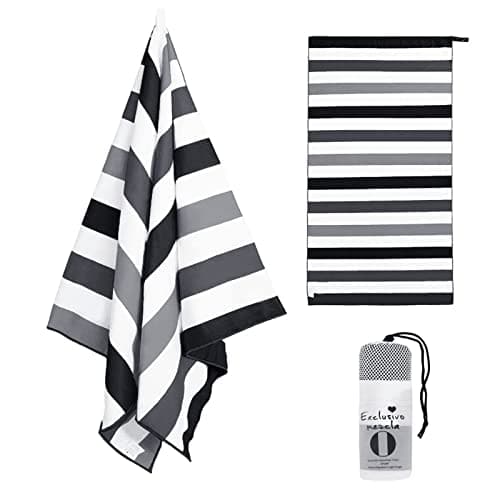 Exclusivo Mezcla Large Microfiber Quick Dry Beach Pool Towel, 152x76 cm