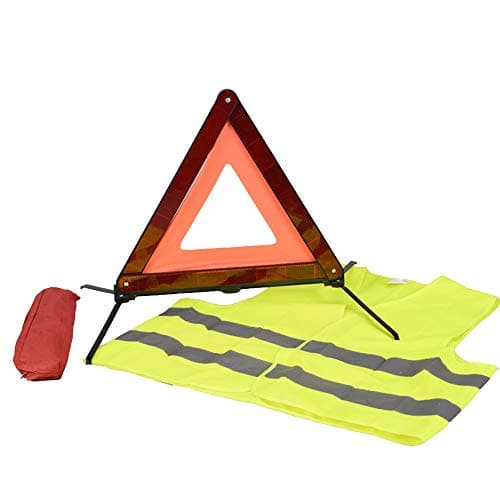 AYKRM Euro Warning Triangle Travel Kit for driving in France and Europe(RED1, XL)