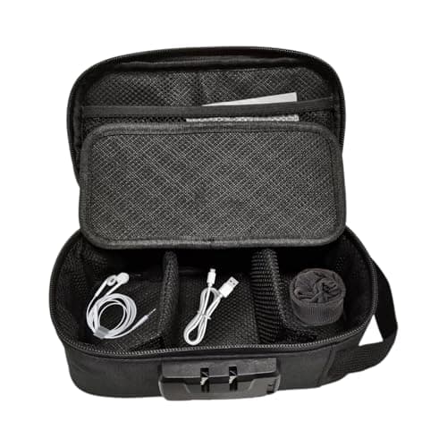 Smell Proof Bag - Soupchable Odor Resistant Storage Case, Secure Zipper Case | Travel Organizer for Personal Items, Lockable Container for Docu