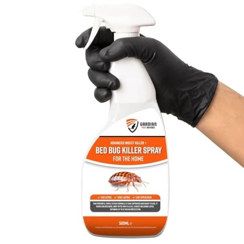 Bed Bug Killer Spray 500ml, Ready to Use Bed Bug Treatment Spray for Mattresses, Bed Frames, Upholstery, Carpets and Soft Furnishings, Indoor Trigger Spray