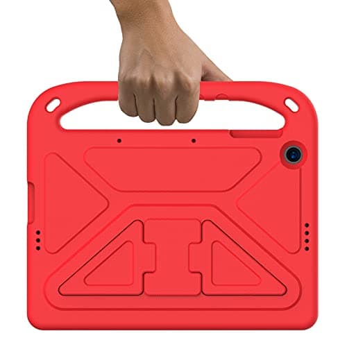 HYUKcase Case for Honor Pad X8 10.1 inch,Quipped with Hand Strap and Shoulder Strap,Shockproof and Drop-Resistant Tablet (Red)