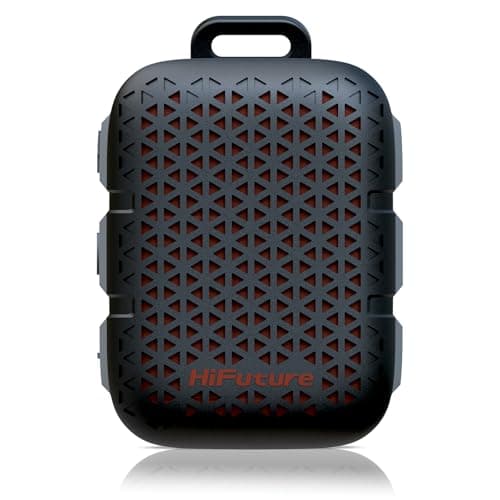 HiFuture Pocket S Bluetooth Speaker | 5.4 Wireless Speaker - IPX7 Waterproof Speaker with Type-C Charging | Portable Speaker with Built in Magnetic Clip - 5W Output with 8 Hours Playtime