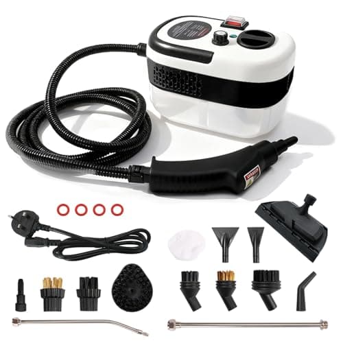 Steam Cleaner Handheld for Home, 2500W High Temperature Pressurized Machine, Large Capacity Steam Cleaning & 14 Accessories, Portable Cleaning Steamer for Car, Bed Bug, Furniture, Couch