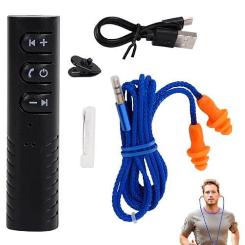Earplug Earphones Wireless - Safety Headphones For Work | Portable Wireless Earbuds, In-Ear Noise Reduction Headset For Phones And Computers, Comfortable bluetoōth Earphones For Work And Travel