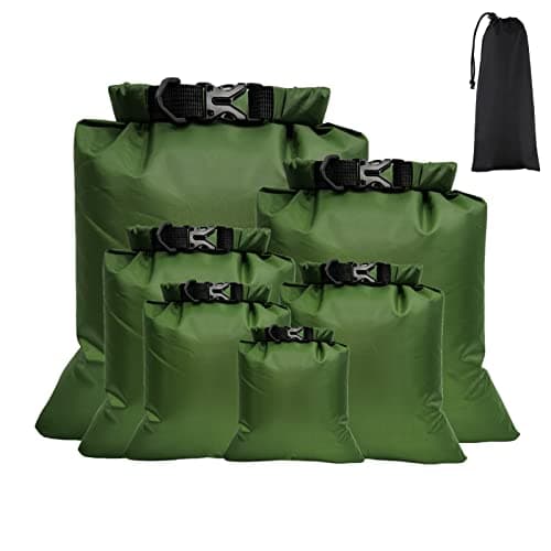 TSLBW 6 Pcs Waterproof Dry Bag Dry Sack Portable Big Capacity Combo Pouch