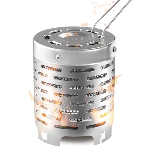 REDCAMP Mini Camping Heater, Portable Stainless Steel Tent Heater