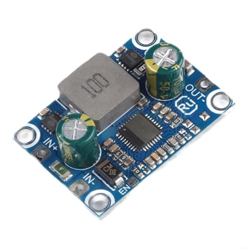 5a Dc Automatic Step-up Step-down Voltage Regulator Module, Input 4.2-28v, Stable Output 5v 9v 12v 24v, Metal Converter For Diy Electronics Projects(Fixed 24V)
