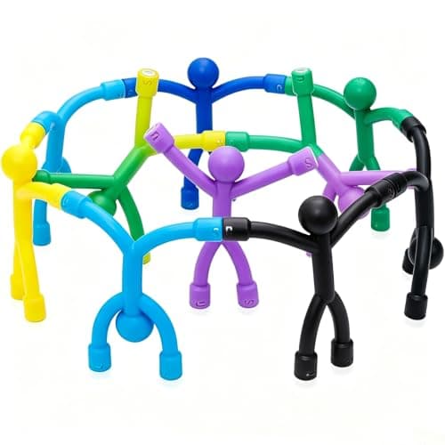 10 Pack Magnetic Men, Magnetic Toys, Portable Magnetic Travel Toys, Magnetic People, Magnet Fidgets, Bendable Magnetic Men Fidget Toys For Whiteboard, Fridge Decor & Travel Entertainment