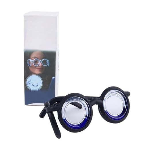 1 Pc Anti-Motion Sickness Smart Car Sick Essentials Ultra-Light Portable Nausea Relief Liquid Glasses for Kids Travel Cruise Essentials, Black