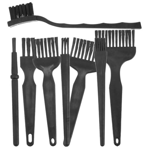 8pcs Cleaning Brush Set Pp Black for Clipper Trimmer