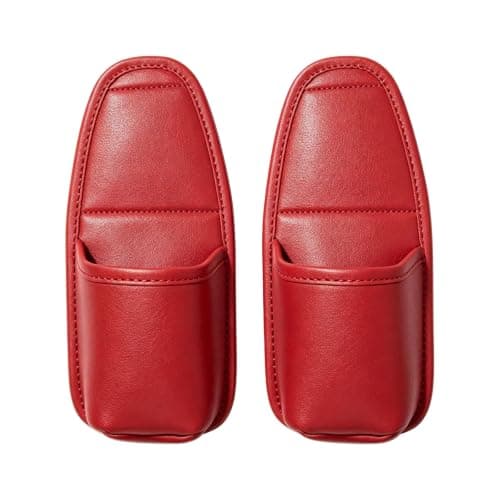 WRWIZDR Car Interior Storage Pocket Pair, Red