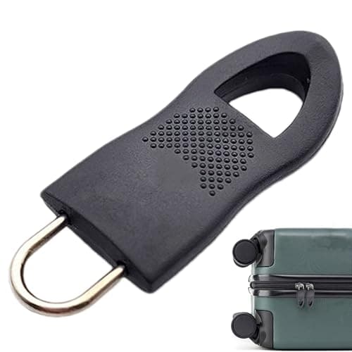 Zipper Pull Replacement - Heavy Duty Backpack, Nylon and Stainless Steel Zipper Handle, Garment Bag Repair Accessory, Parts Handle