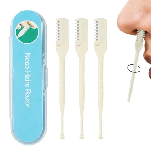 3 Pack Manual Nose Hair Trimmer and Remover