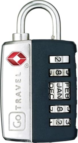 Go Travel TSA Luggage Lock - My Date Combination, for Suitcases