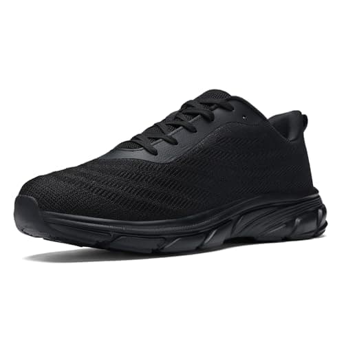 RTOUNT Mens Trainers Men Breathable Casual Walking Shoes for Gym Travel