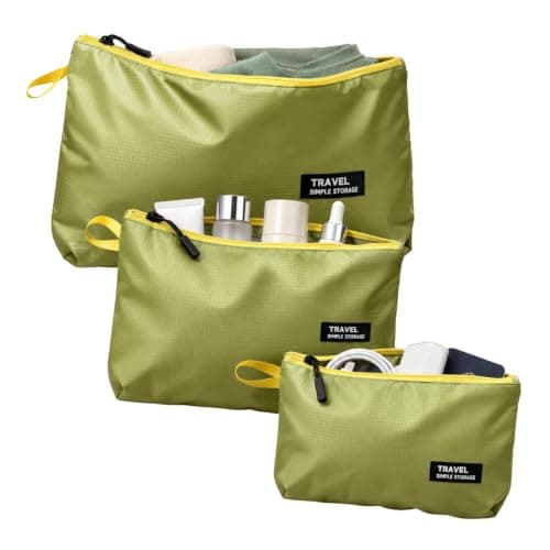 3pcs Lightweight Toiletry Bags for Travel, Travel Essentials Wash Bag Set