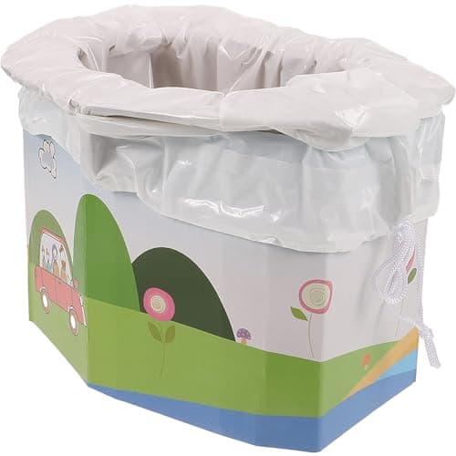 Portable Foldable Paper Toilet for Travel and Emergencies