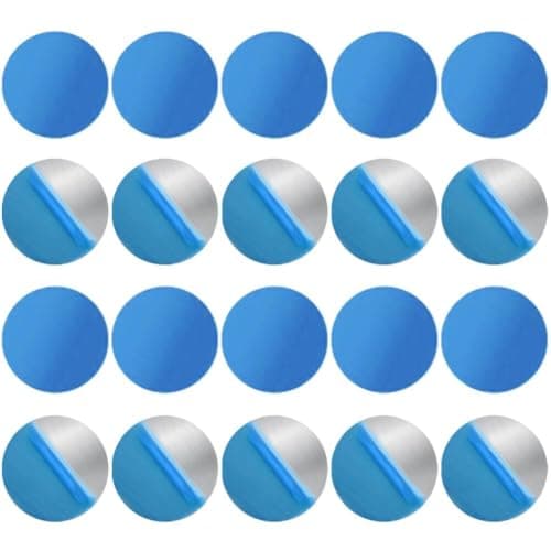 ANRACHEL Phone Metal Plates for Magnetic Car Mount, 20 Pack (Silver)