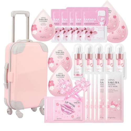 Skincare Set Girls Gift,Skin Care For Teenage Girls (Cherry Blossoms-28PCS)