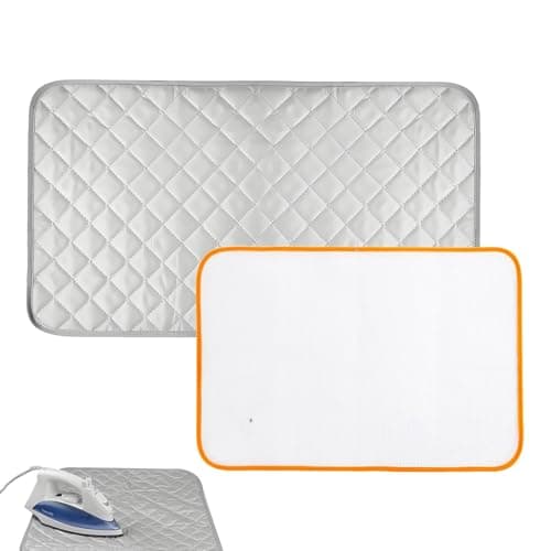Ironing Mat, Thickened Portable Ironing Mat with Heat Resistant Mesh – for Tabletop, Bed & Steam Pressing, Travel & Business Trips