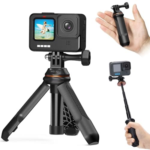 K&F CONCEPT 13.2"/33.5cm Selfie Stick Mini Tripod Portable Vlog Handle Grip