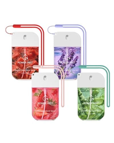 Hand Sanitiser Spray 4Pack – Aloe, Lavender, Strawberry, Watermelon