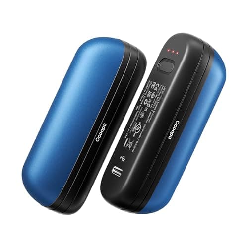 OCOOPA Hand Warmers Rechargeable 2 Pack, Electric Handwarmers Pocket Reusable Portable, USB Hand Warmers 2 in 1 Magnetic, 3 Levels Heat Instant, Safety Certified, for Golf Outdoor Skiing, UT2S Mini