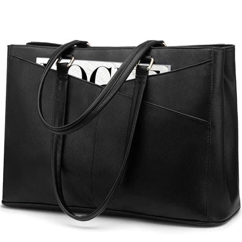 LOVEVOOK Laptop Bags for Women Tote Bag 15.6 Inch, Ladies Handbags Work Bag