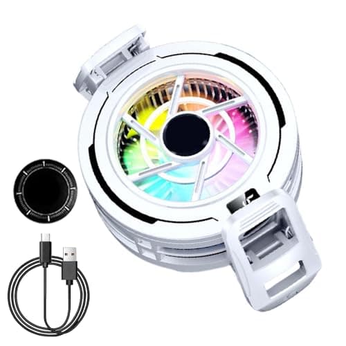 Magnetic Cooler 3.74x3.15x1.77 In For Phone Tablet Cooling With LED Display