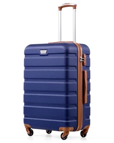 COOLIFE 28 Inch Large Suitcase, ABS+PC, Lightweight Hard Shell Luggage