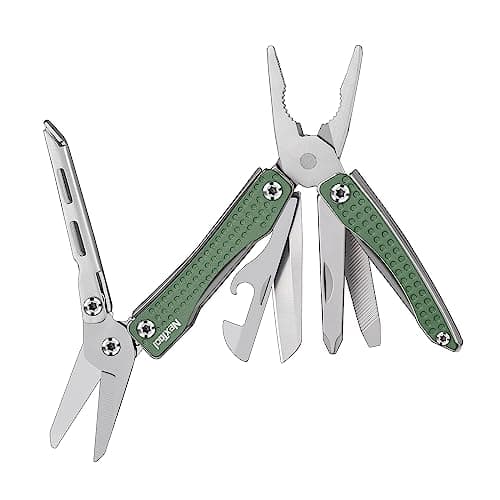 NexTool Mini Flagship EDC Keychain Multitool, Mini Pocket Knife (Green)