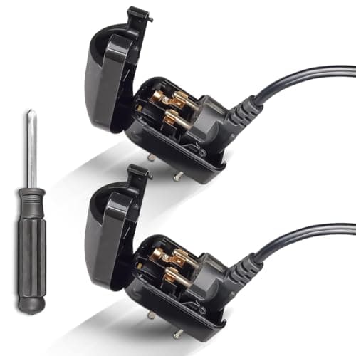Euro Earthed to UK Converter Plug,Converter Plug,2 PCS EU to UK Plug