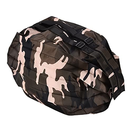 WPKD BLUEIY Foldable Travel Storage Bag, Large Capacity Shopping Tote Bag Multicolor Camouflage for Outdoor (Green)