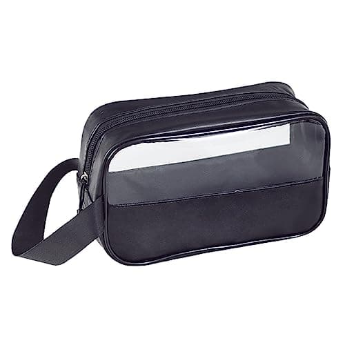 FIYUK Toiletry Travel Wash Bag Waterproof Portable Traveling Accessories Organizer for Women and Men, Black