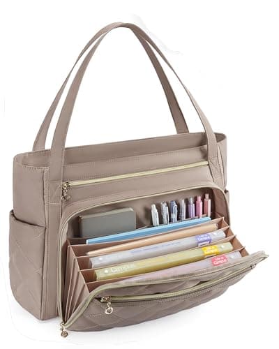 bagsmart Laptop Tote Bag for Women, 15.6" Teacher Work Bag Briefcase