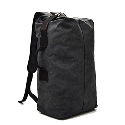 GYDEHUTJ Large Capacity Travel Climbing Bag Tactical Military Duffel Bag Top Load Double Strap Canvas Backpack