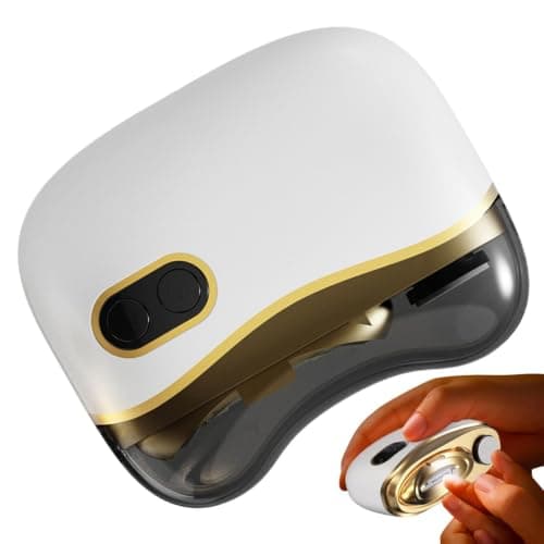 Electric Nail Clippers for Seniors with Scraps Storage Manicure Tools