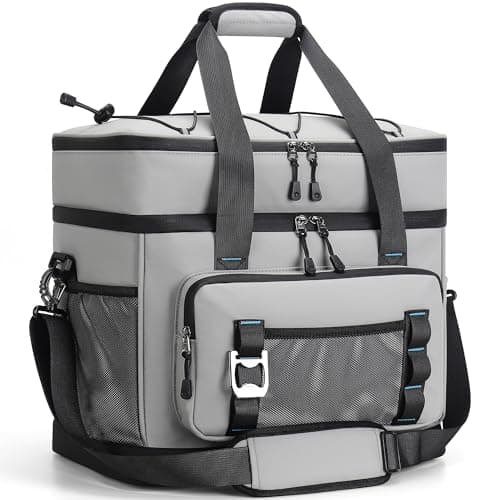 Youngoa Cool Bag, 40L Large Insulated Leakproof Foldable Cool Box